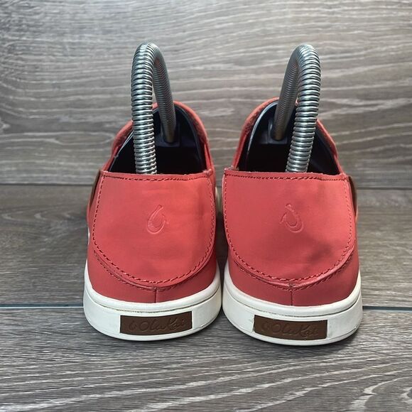 Olukai Pehuea Slip On Coral Women’s Sz 6.5 Mesh Collapsible Heel Sneakers - Picture 4 of 11
